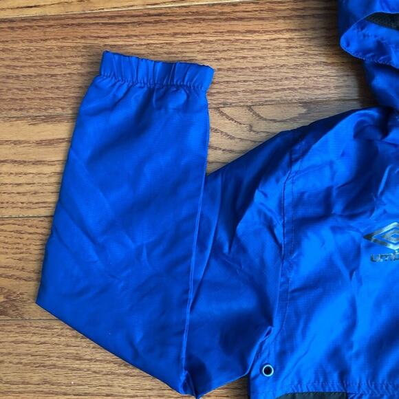 UMBRO YOUTH WOVEN 1/4 ZIP PULLOVER PERFOMANCE HOODED JACKET Boy’s Size S (6/7) - Picture 6 of 10